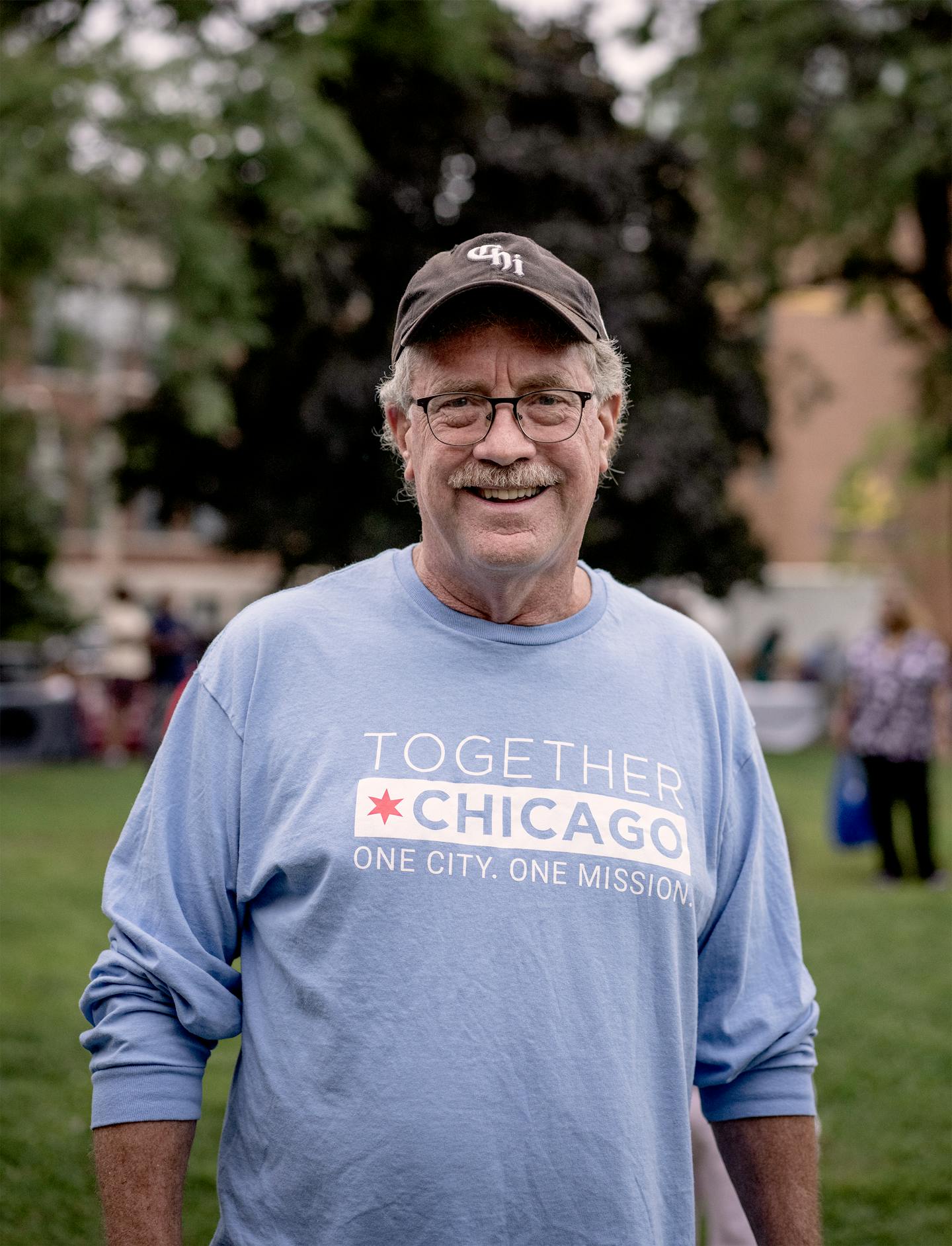 Dr. Fuder, Direktor für Faith-Community Mobilization bei Together Chicago.