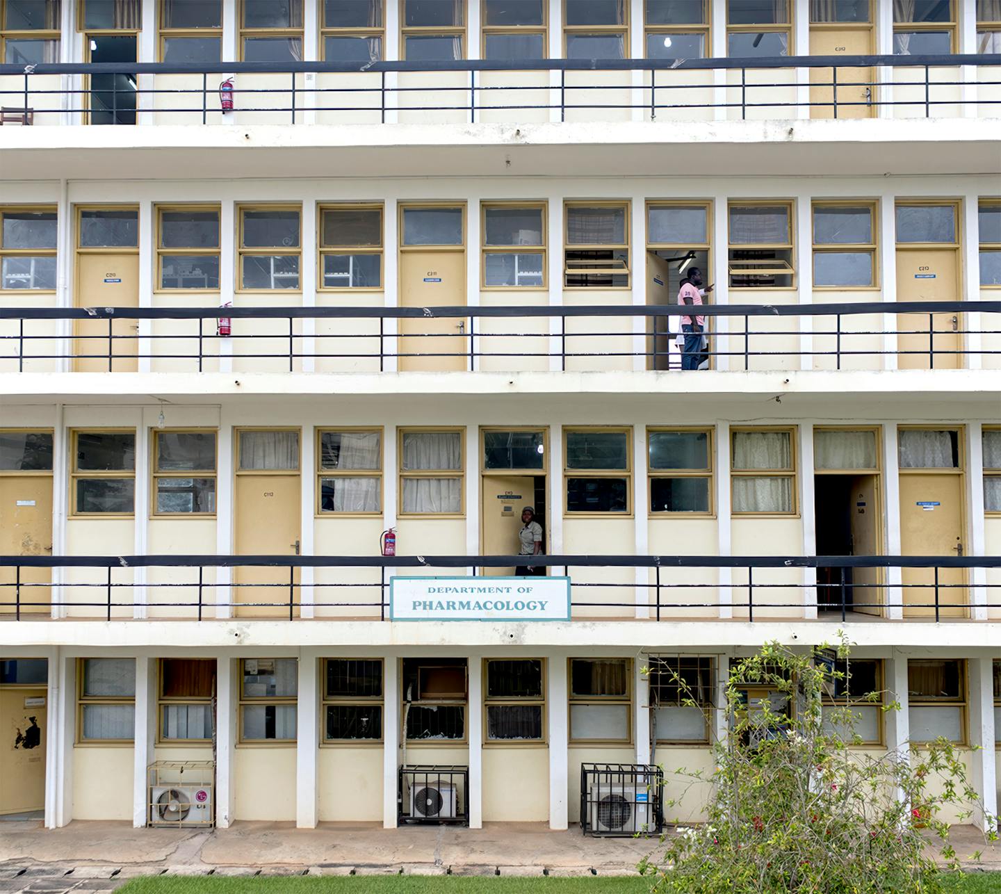 Abteilung für Pharmakologie der University of Science and Technology in Kumasi, Ghana – Frontansicht.
