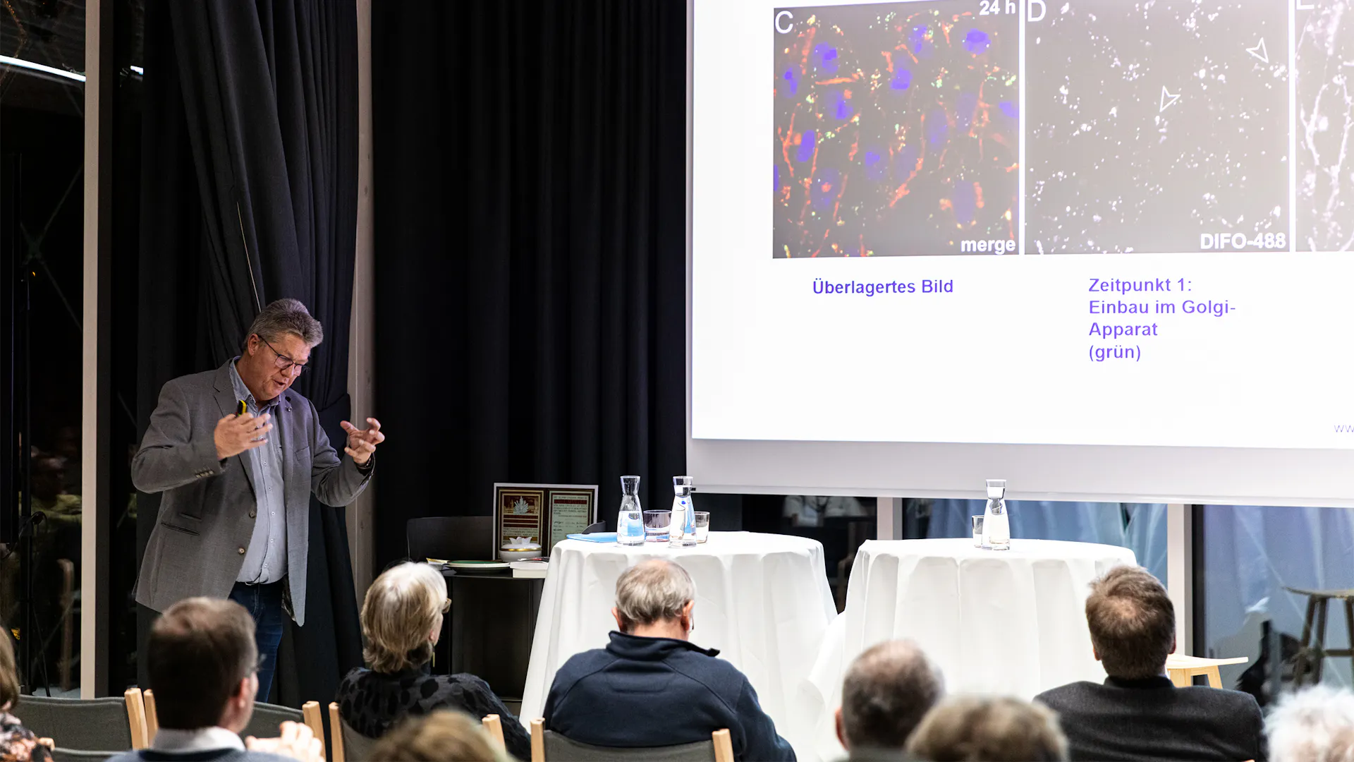 Vortrag von Martin Missbach über Moleküle in der Medizin.