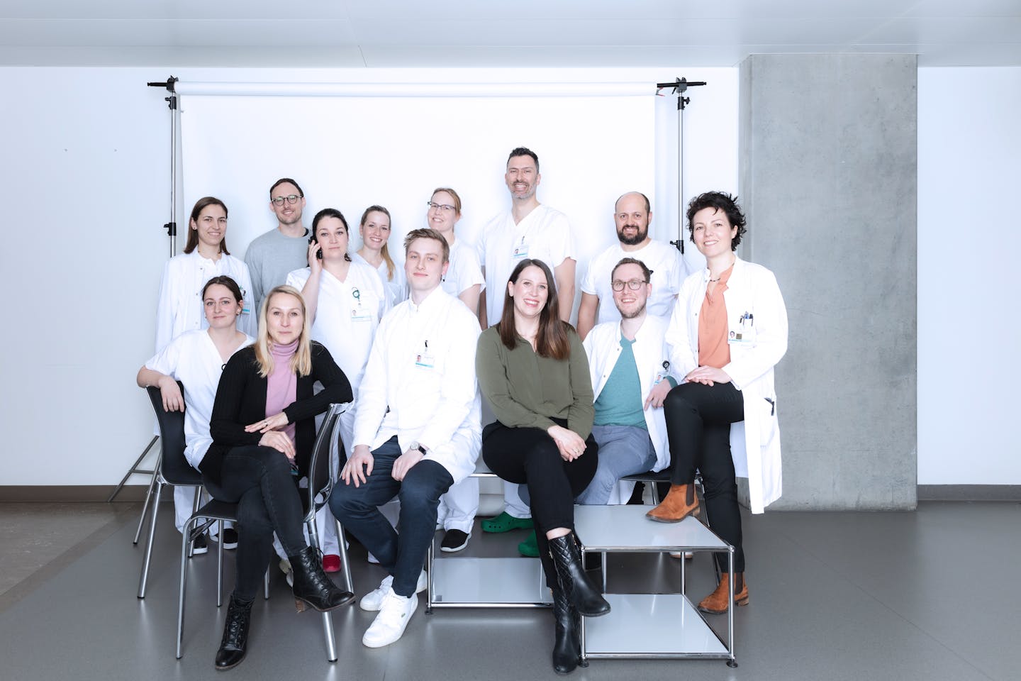 Marios Psychogios with his team at University Hospital Basel.