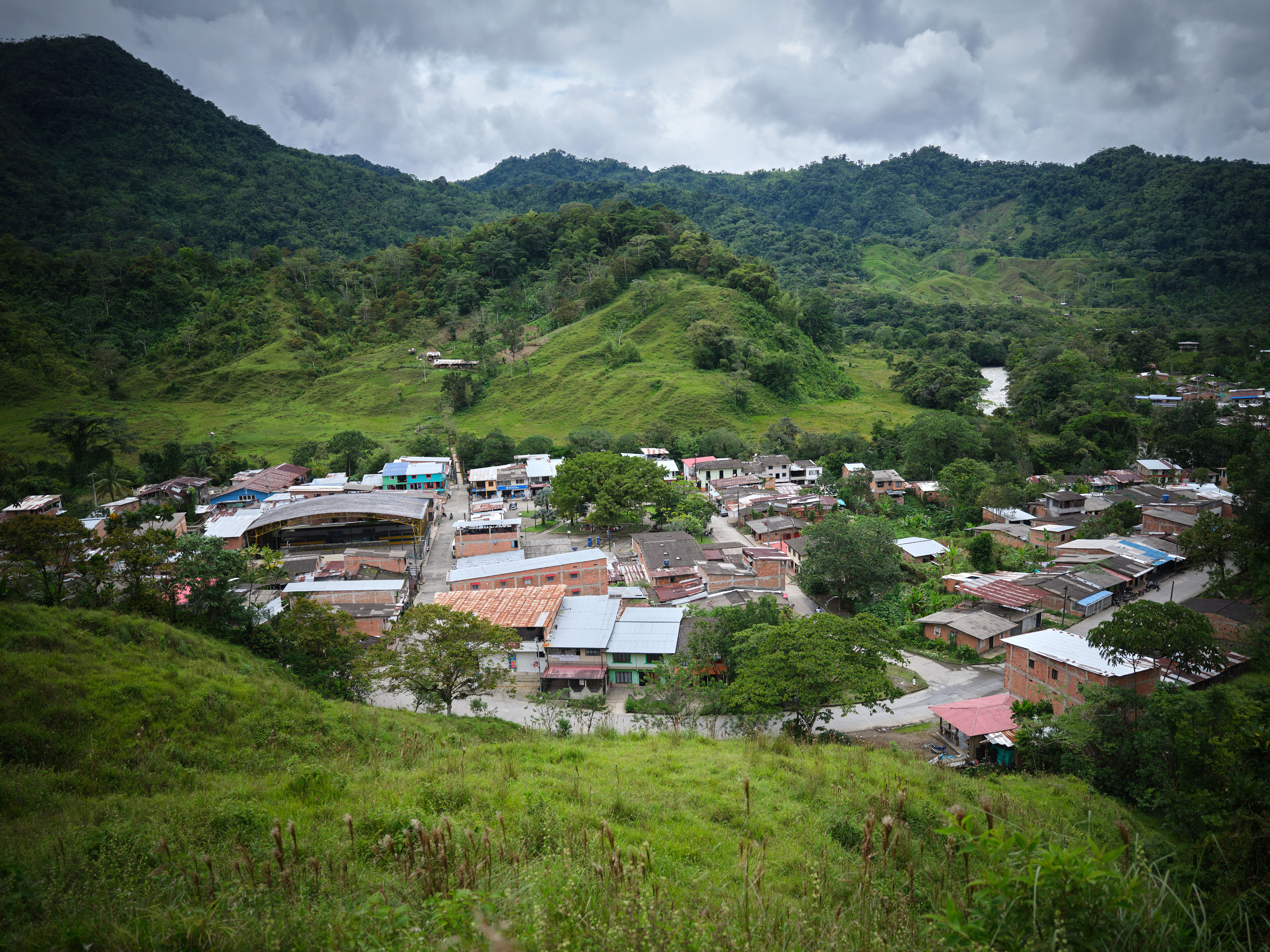 A village in rural Columbia.