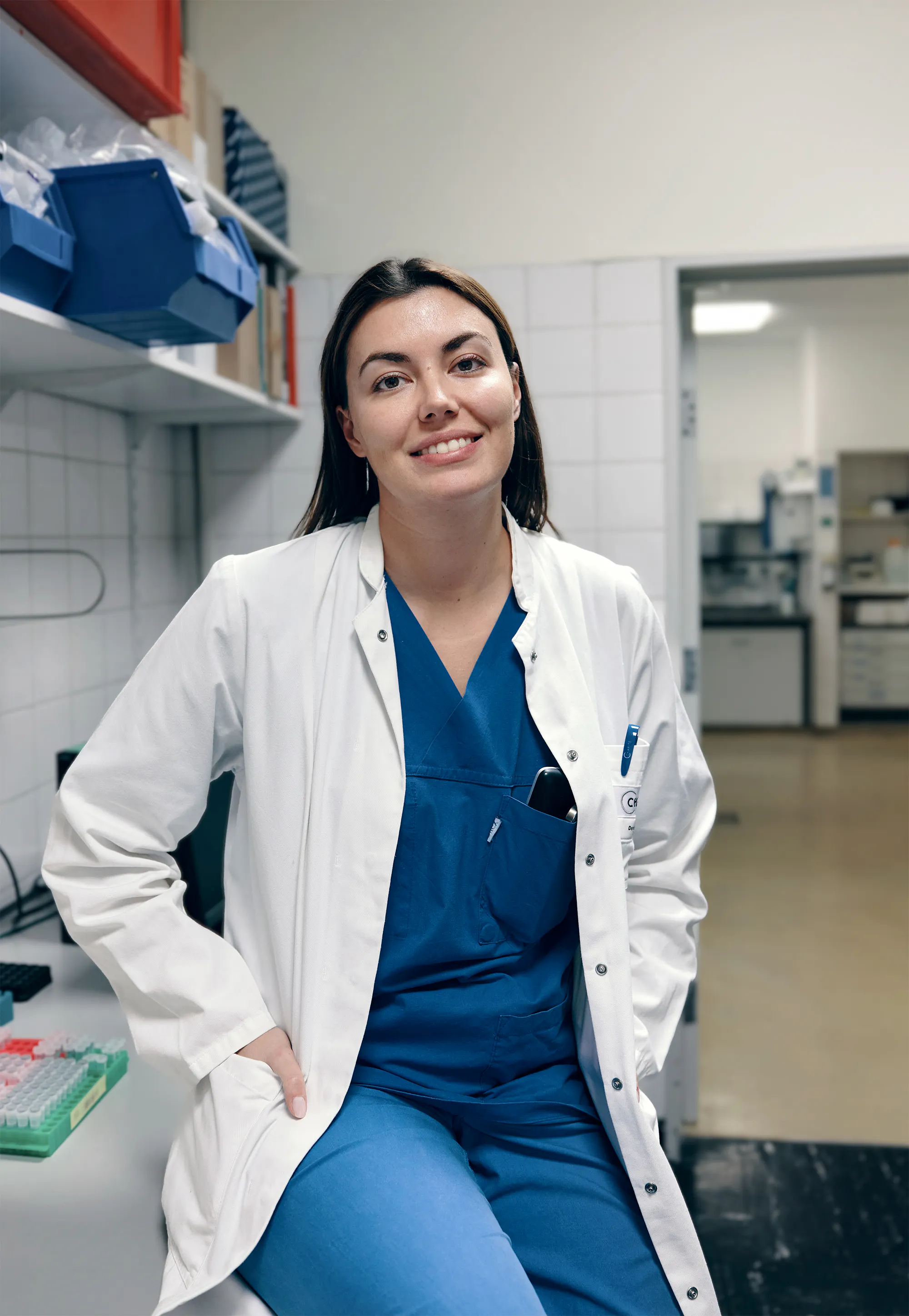 Anna Sannino an der Berliner Charité.