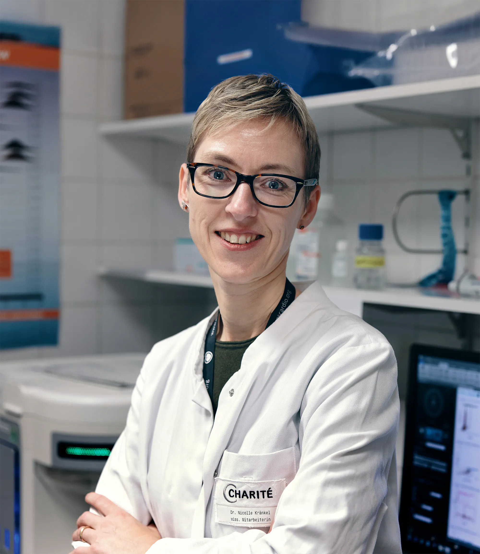 Nicolle Kränkel, Leiterin des Herz-Kreislauf-Labors der Charité.