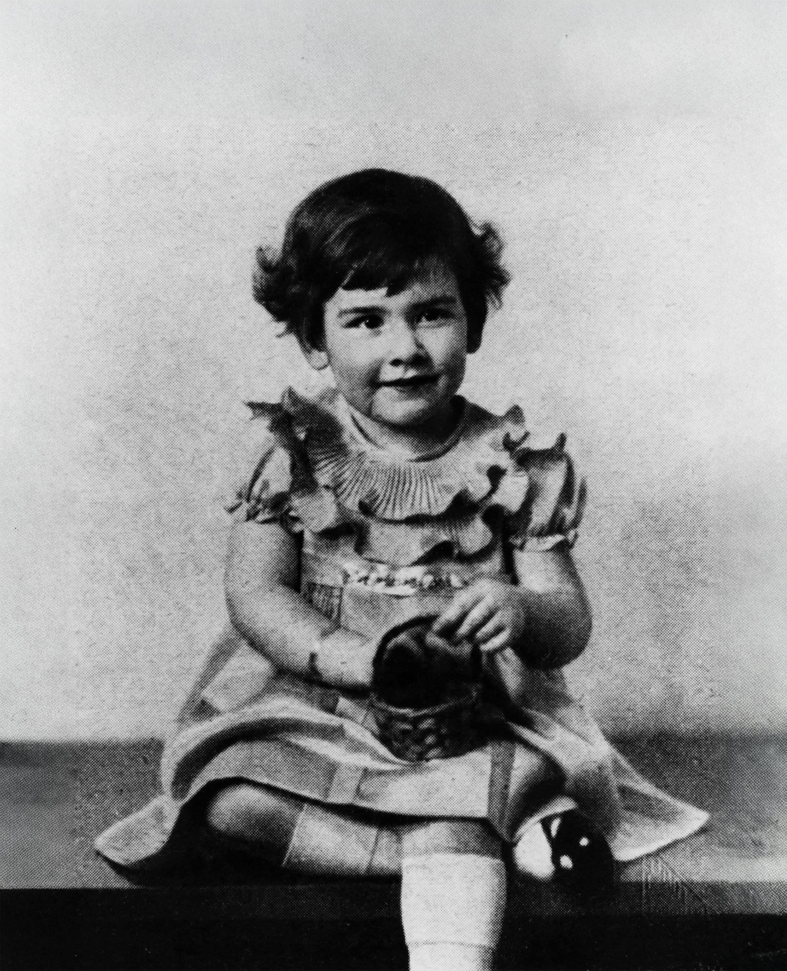 Schwarz-weiss Portrait Coramine.