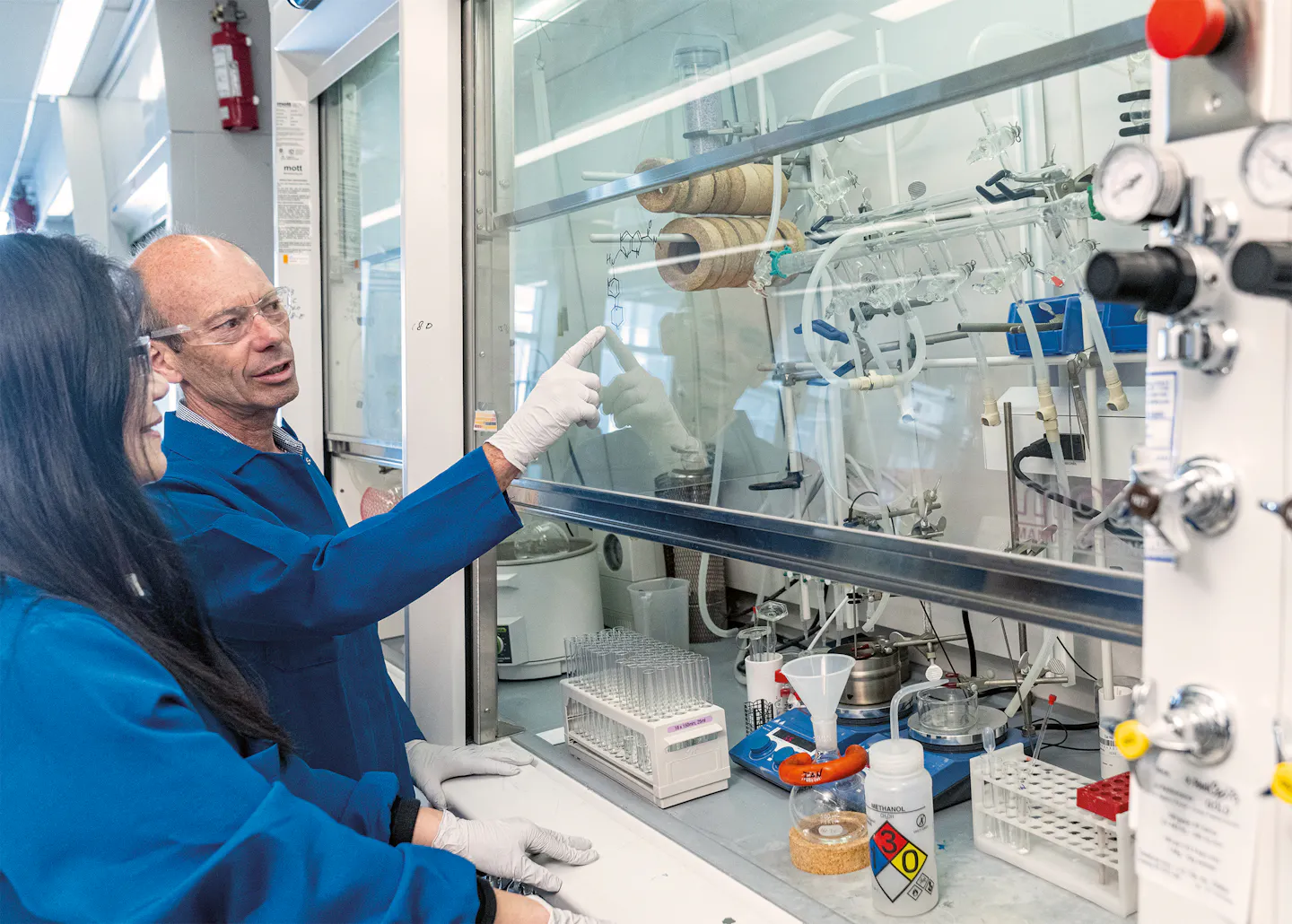 Es geht darum, die richtige Molekularstruktur zu finden.