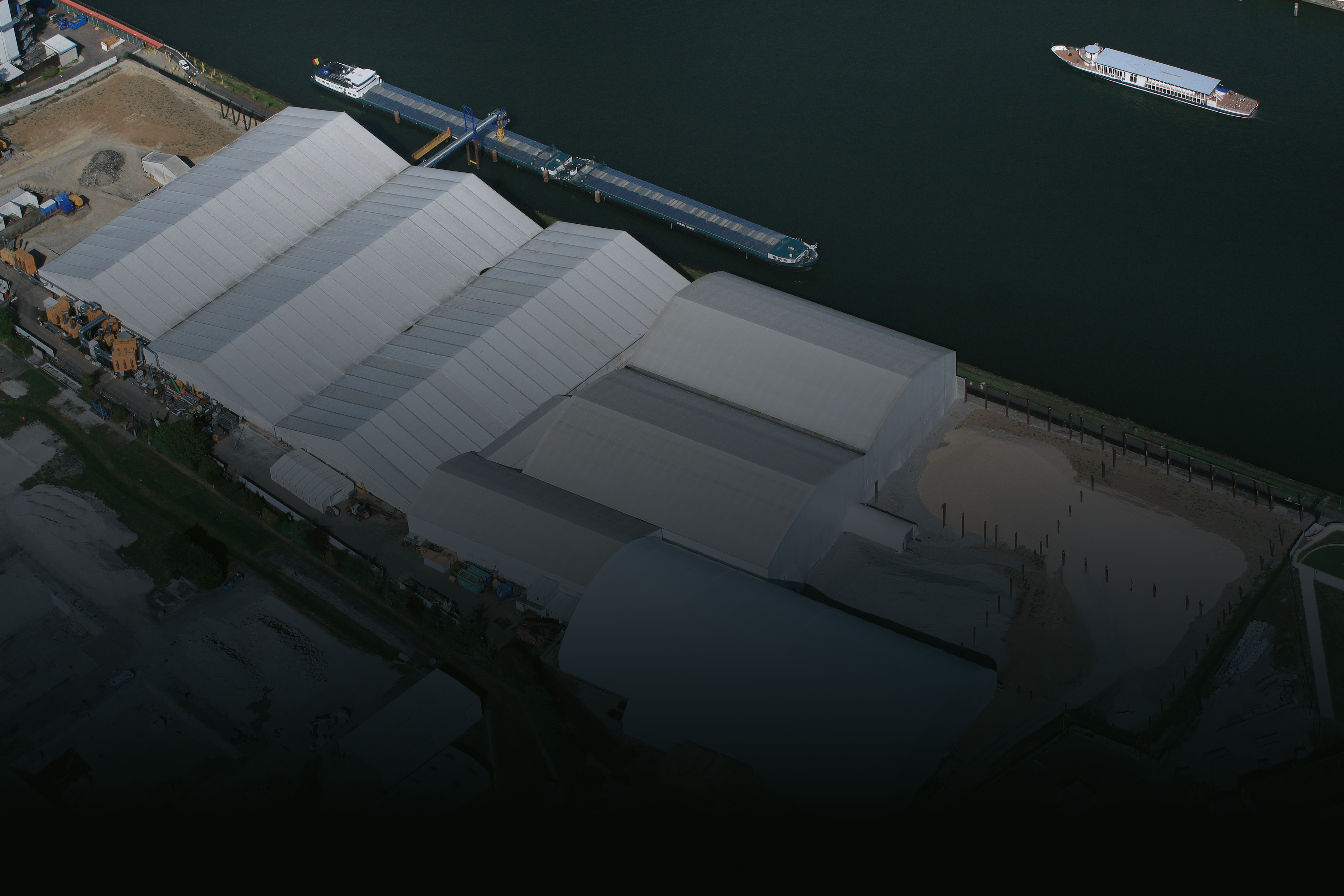 a temporary structure used by Marti Infra AG for remediating contaminated sites