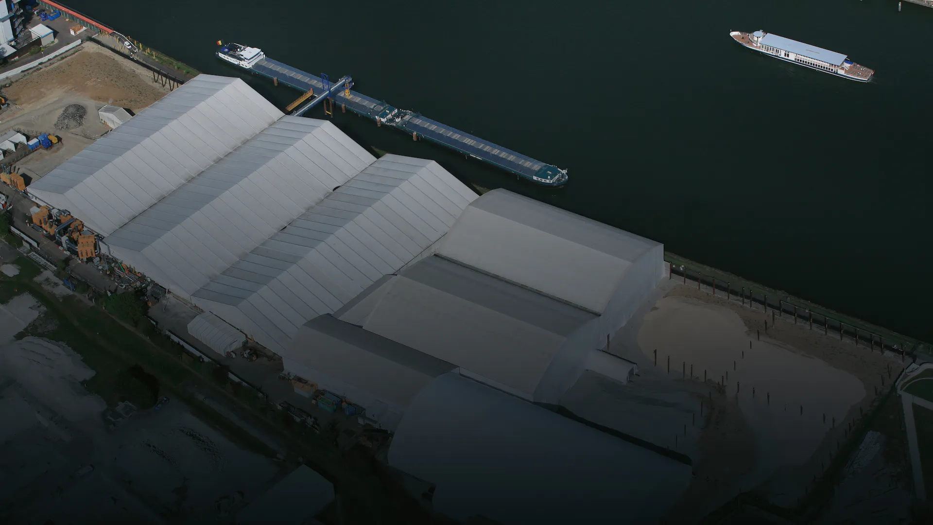 a temporary structure used by Marti Infra AG for remediating contaminated sites