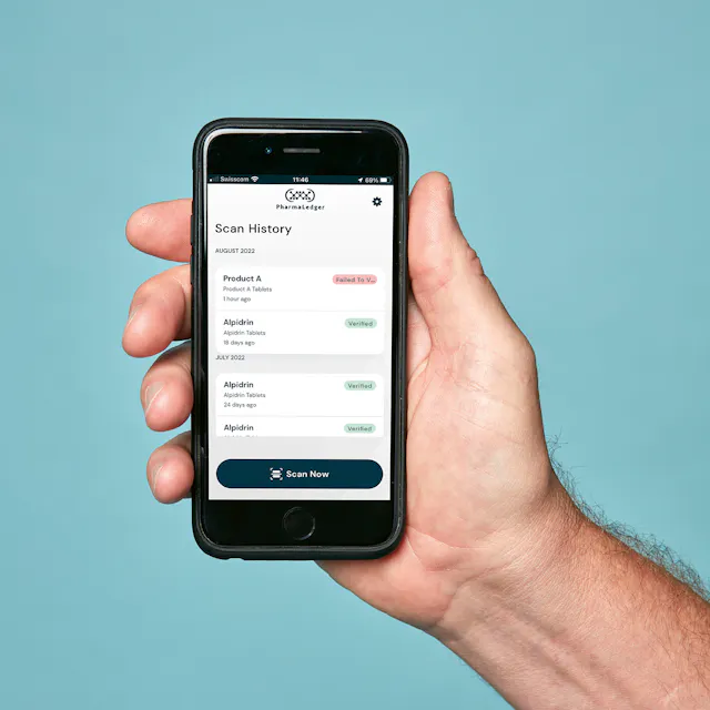 Schritt für Schritt durch die PharmaLedger-App: Dies könnte für Millionen von Patienten auf der ganzen Welt schon bald Realität sein.