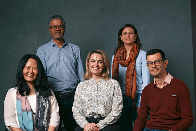 Global Clinical Supply Team Basel (from left to right): Jinny Kim, Tresfore Dambe, Merita Celiku, Eleonora Cipollari, Yannick Gallin. Missing: Pascale Bechon, Brenda Di Filippo, Roberto Navarro, Nora Baker, Pelin Bilgin, Vera Ljubez, Christelle Halter.