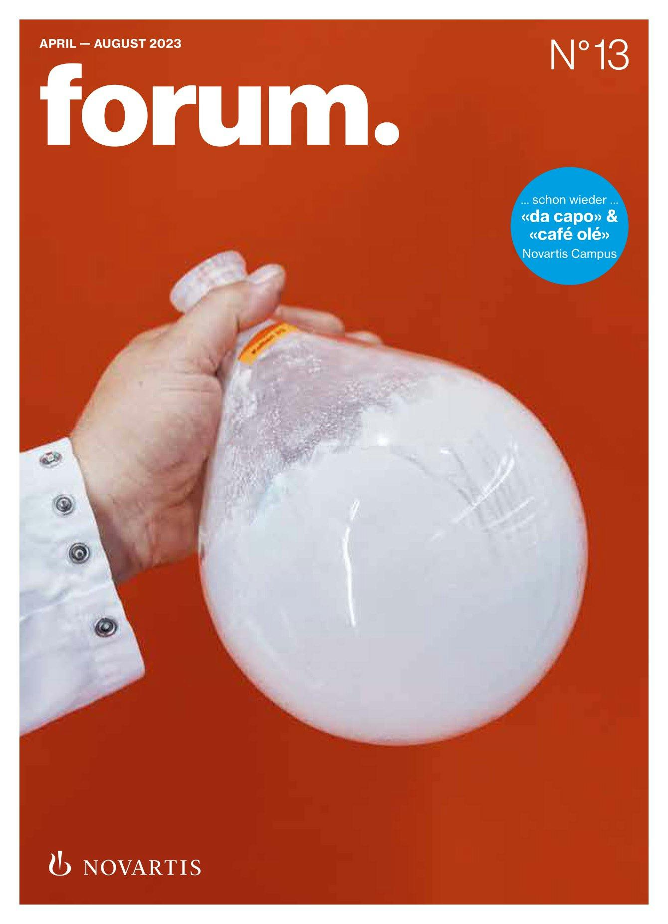 Cover image of Novartis Live.Magazine forum N°13