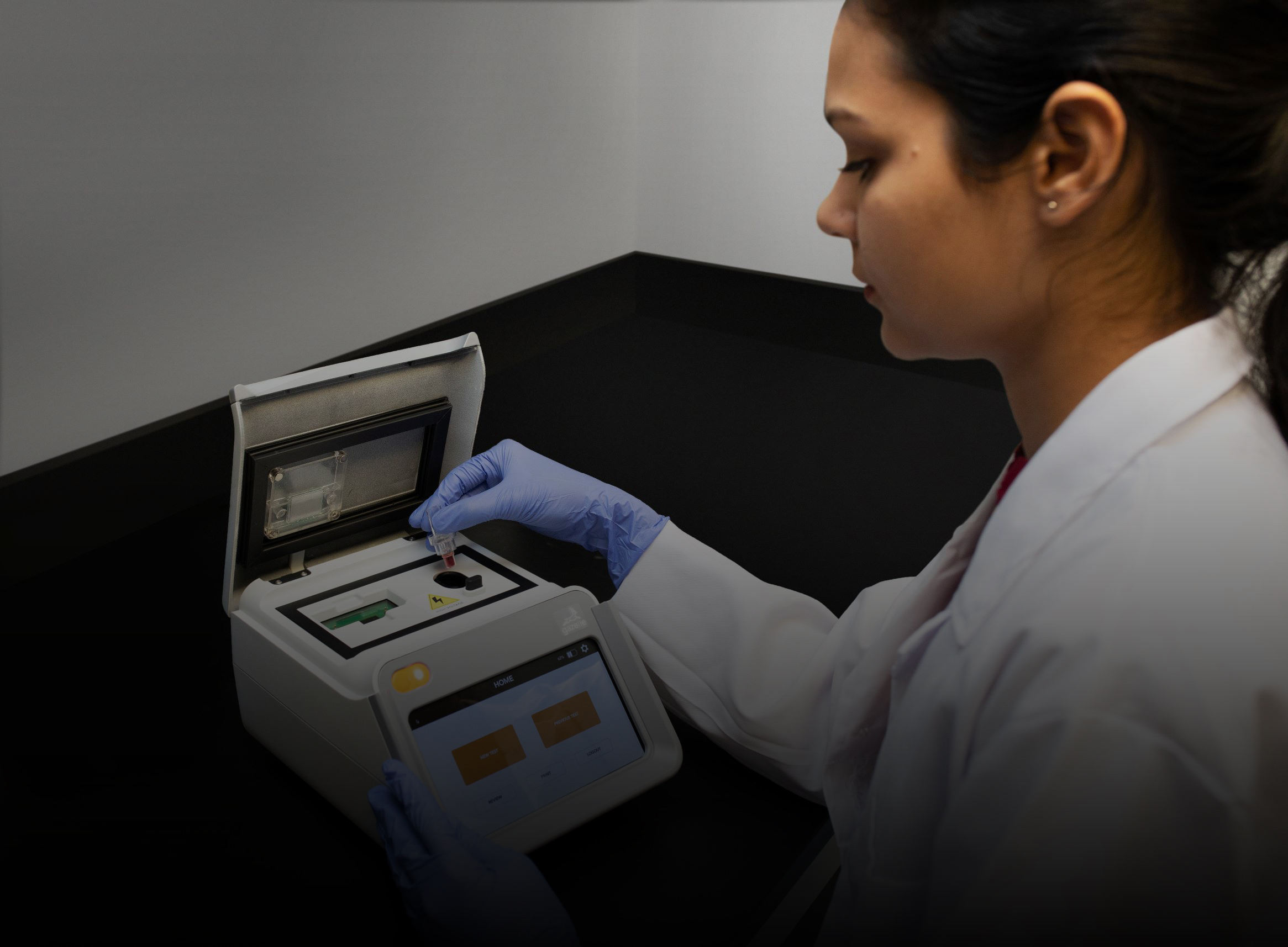 Diagnosing blood from patients potentially suffering from sickle cell disease or malaria.