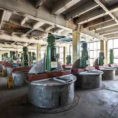Decommissioned dyestuffs production facility in Ciba’s Building 90.