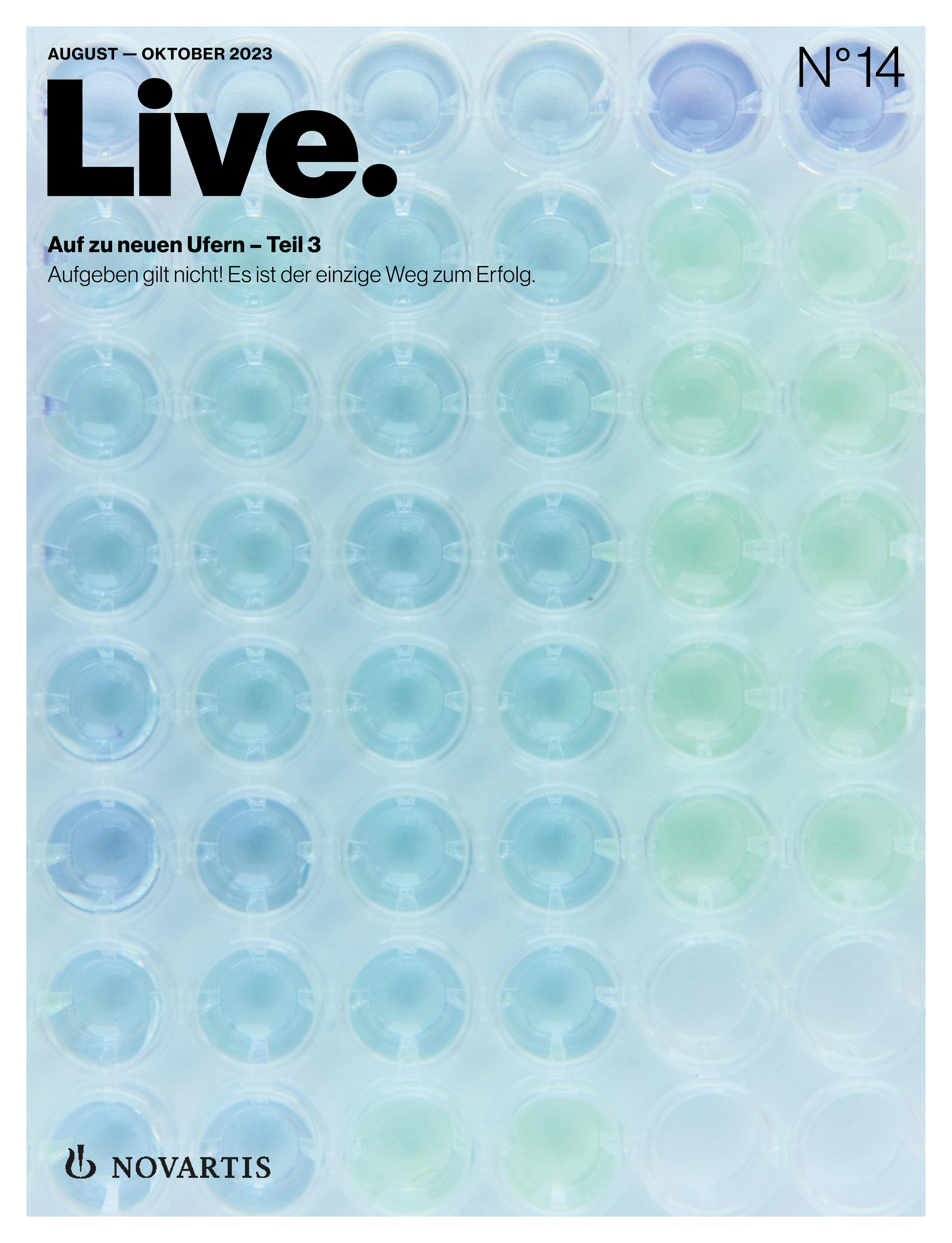 Cover image of Novartis Live.Magazine N°14