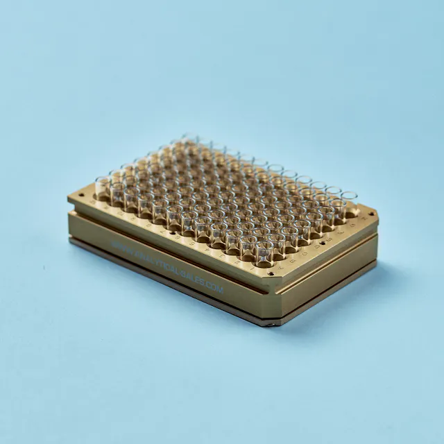 ...part of the new testing system developed by the MicroCycle team, which is much more efficient in terms of saving raw materials and producing less toxic waste.