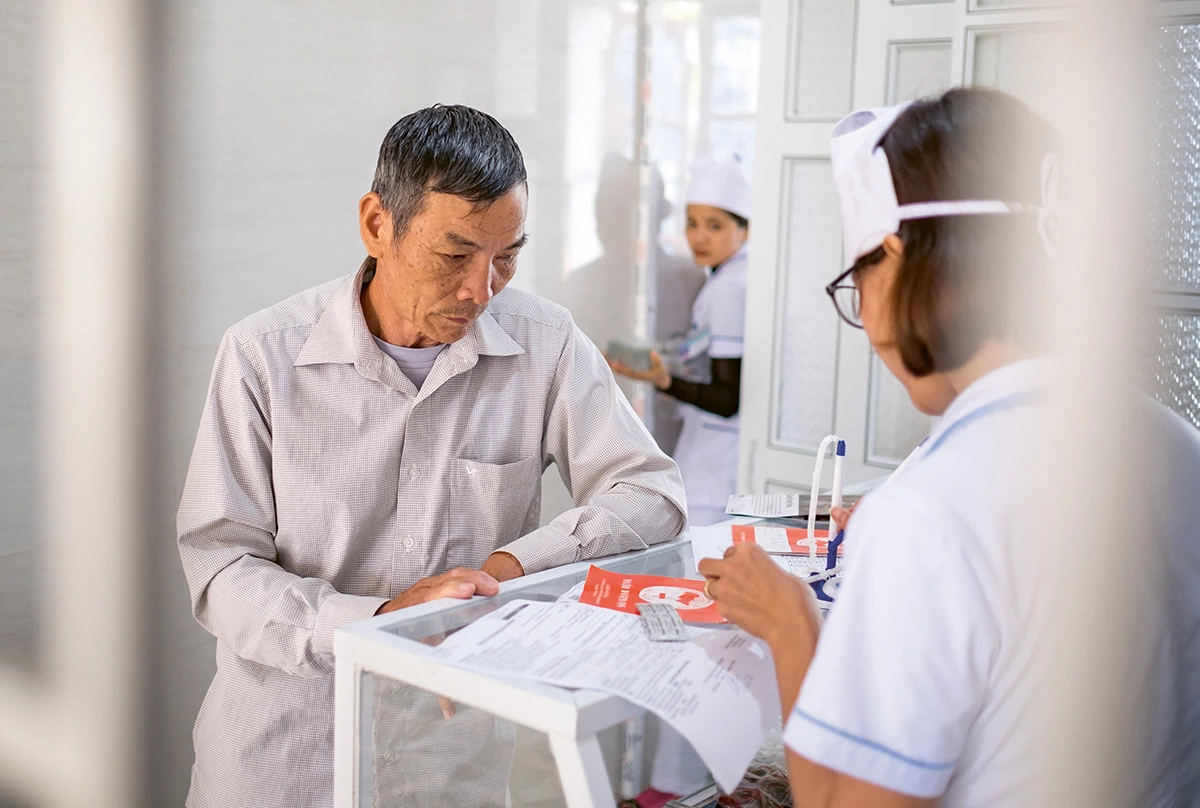 Regionalspital in Vietnam.