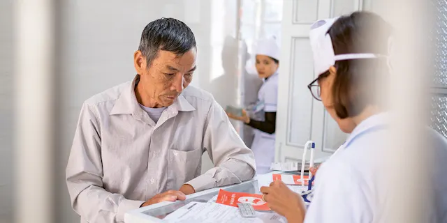 Regionalspital in Vietnam.