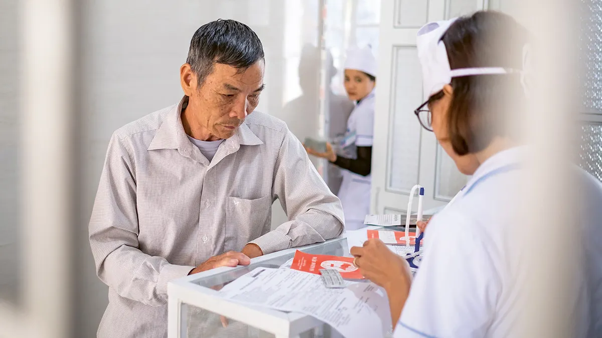 Regionalspital in Vietnam.