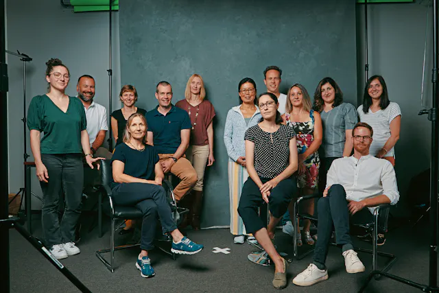 The Kidney Organoid group (from left to right): Fiona Routet, Vincent Unterreiner, Noelle Pierret, Daniela Gabriel, Patrick Misun, Isabelle Claerr, Rina Yamamoto, Rosemarie Ungricht, Philipp Hoppe, Solange Vidal, Saba Rezakhani, Manuel Scheidmann, Laure Guibbal.