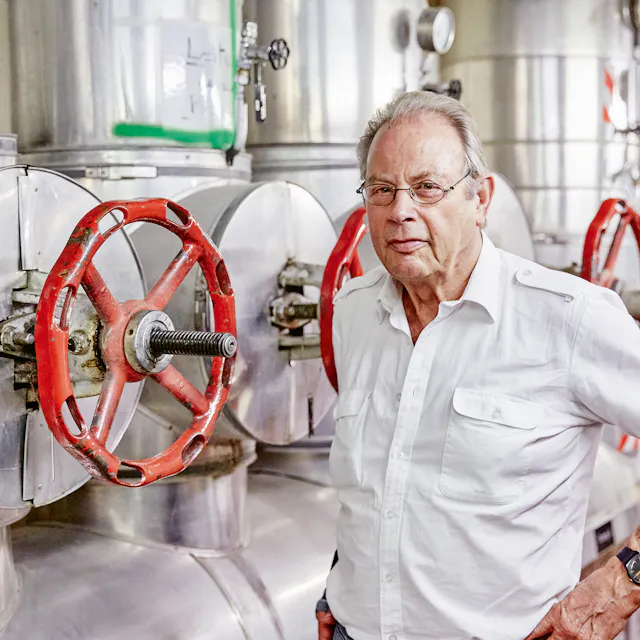 Walter Mebert at his former workplace in the energy plant on the St-Johann site.