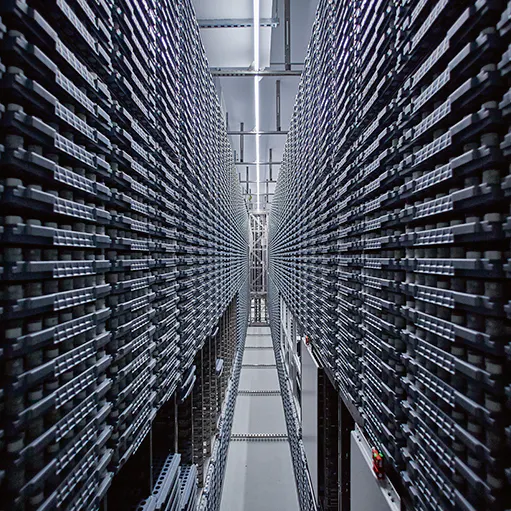 Treasure chamber in the basement: the compound bank.