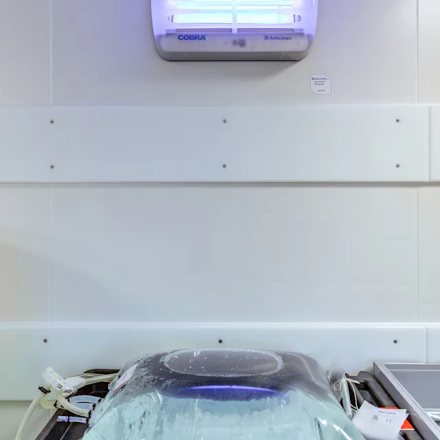 ...und modernste technische Apparaturen...