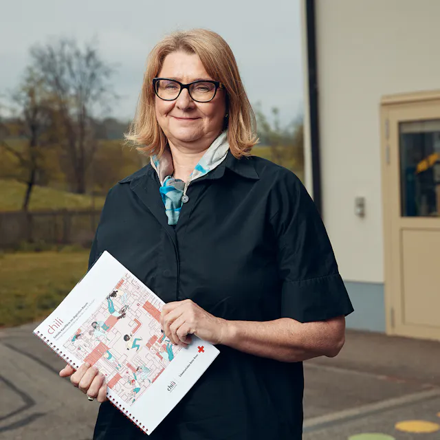 Dorothea Bergler, Head of Corporate Partnerships at the Swiss Red Cross.