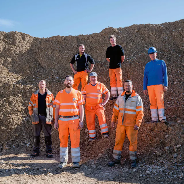 The core team from left to right: Cédric Herzog, David Homolica, Juerg Gerber, Martin Surer, Vincent Stemmelen, Julien Herzog, Rachid Oukteou.