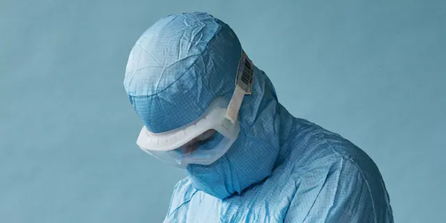 Protective gear, once the domain for workers in specialized clean rooms, has become a more commonplace sight during the coronavirus crisis.