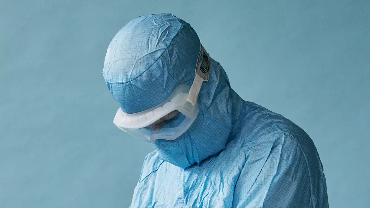 Protective gear, once the domain for workers in specialized clean rooms, has become a more commonplace sight during the coronavirus crisis.