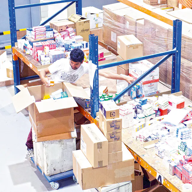 Distribution in Dubai.