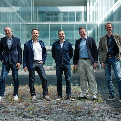 Pascal Bouquet, Gabriel Eichler, Sam Khalil, Christian Diehl and Achim Plueckebaum.
