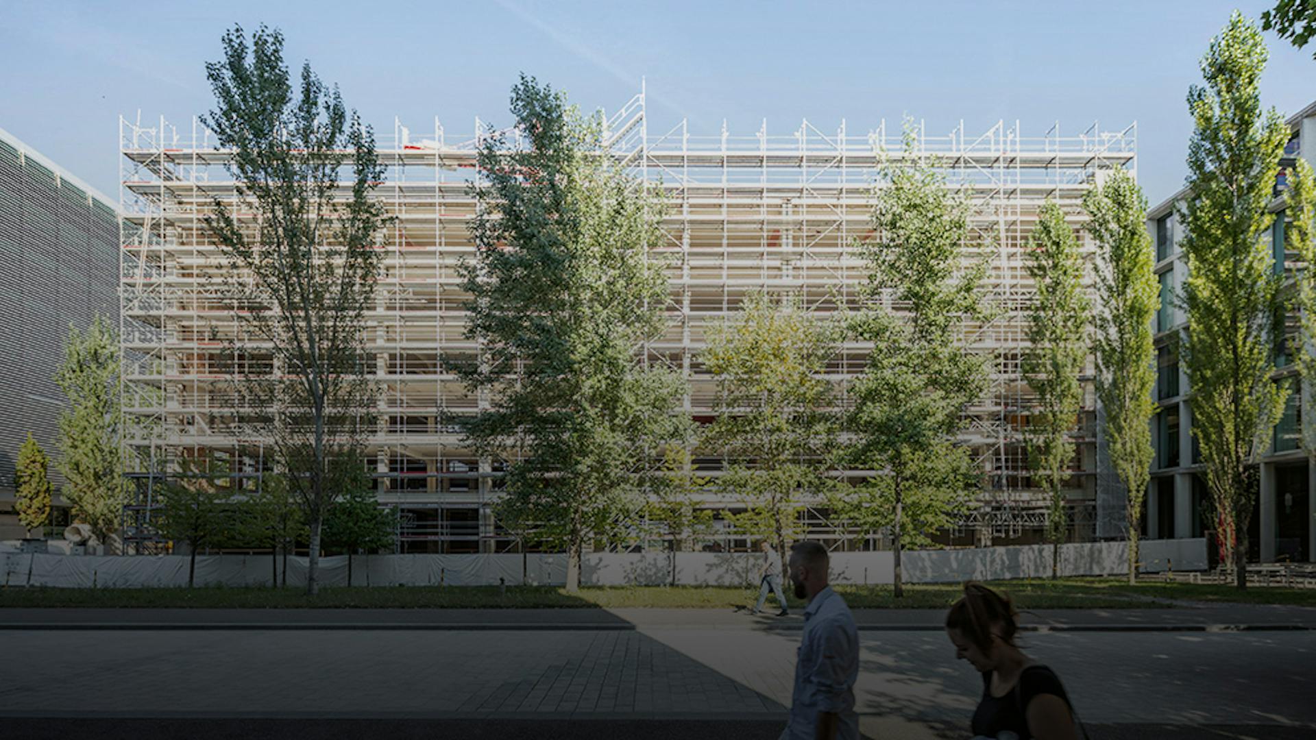 Das Gebäude 310 auf dem Novartis Campus wird derzeit umgebaut. Es soll in Zukunft das neue Zuhause des FMI sein. Der Umzug ist für 2023 geplant.