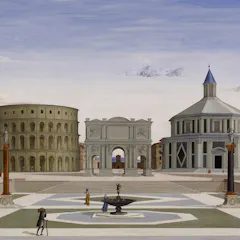 The Ideal City by a florentine painter.