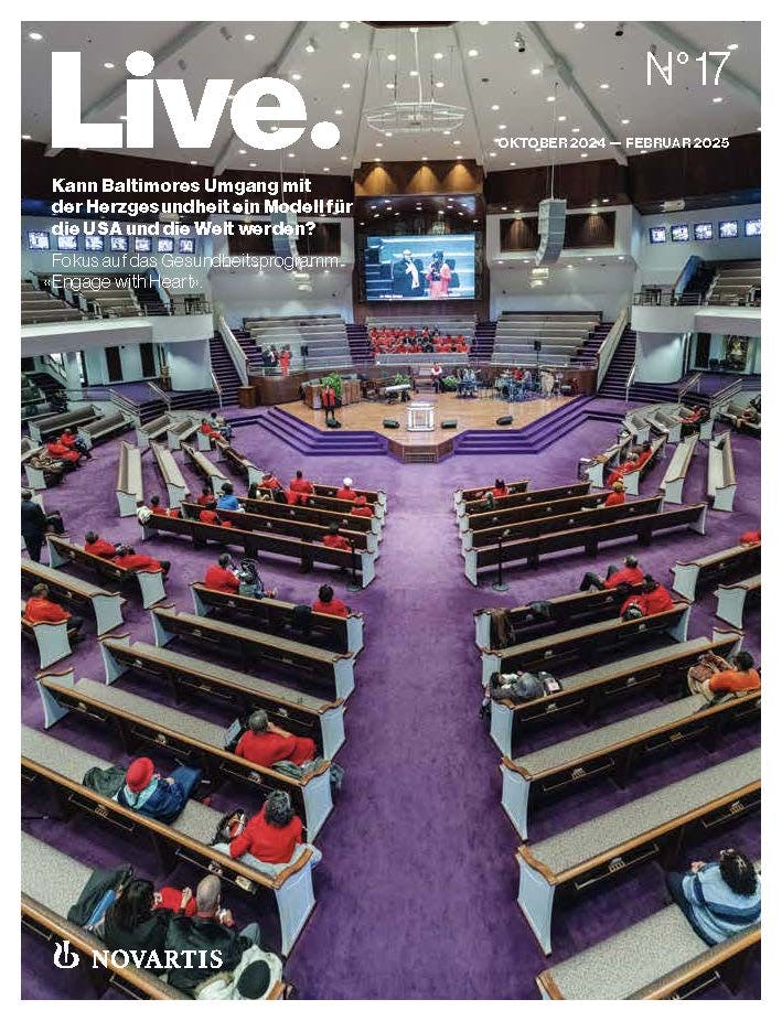 Cover image of Novartis Live.Magazine N°17