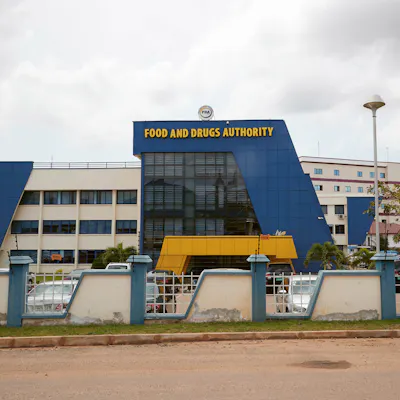 Photo of Headquarter of the Ghana Food and Drugs Authority (FDA) in Accra.