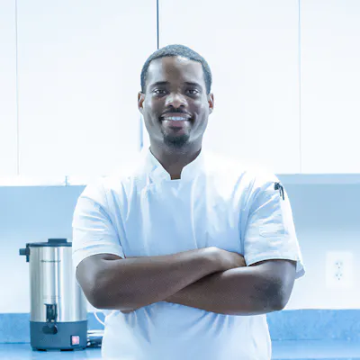 Chef Jared Banks, owner of Comfort Caterers in Baltimore