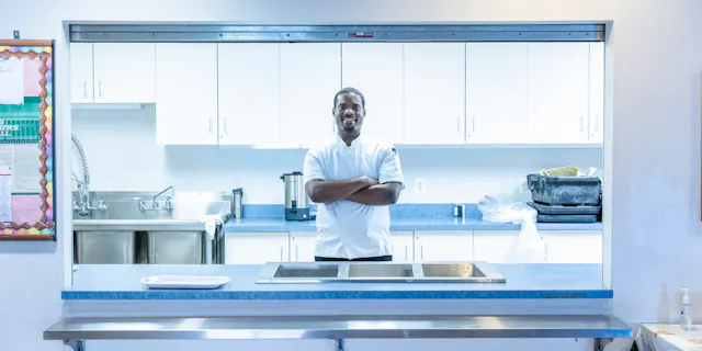 Chef Jared Banks, owner of Comfort Caterers in Baltimore