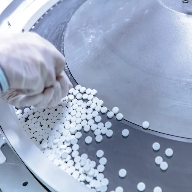 Checking quality of the products before packaging.