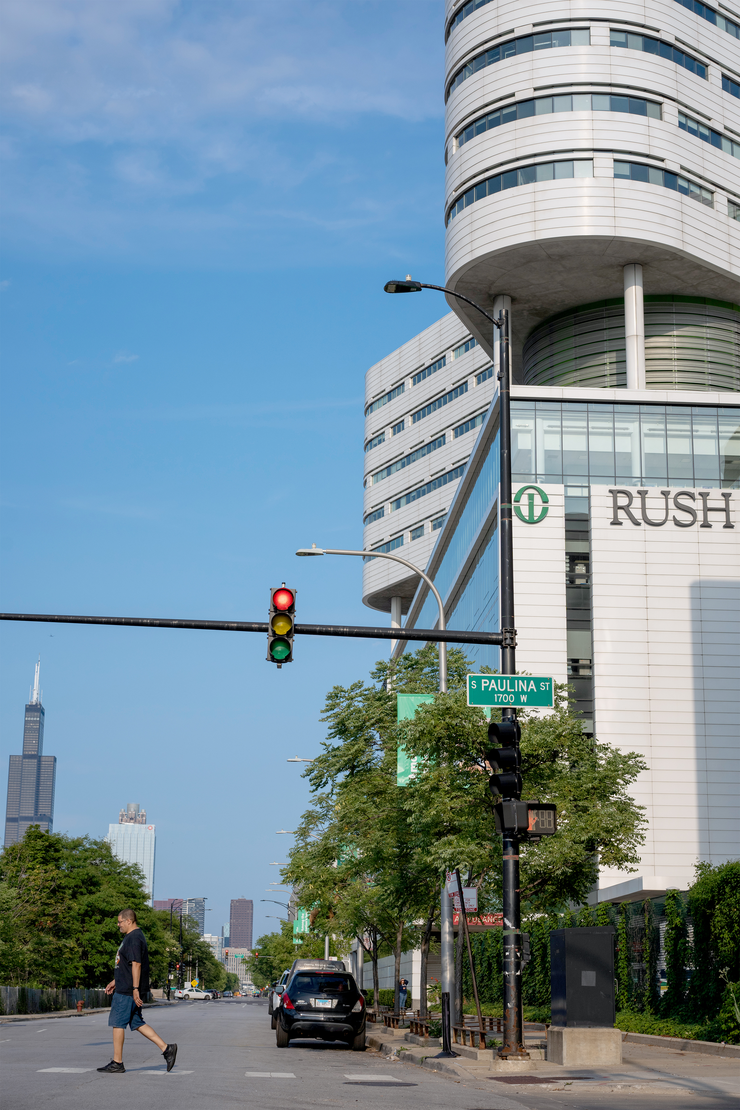 Rush hospital in Chicago.
