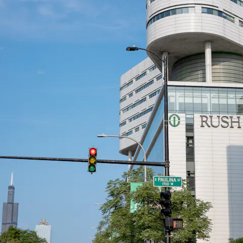 Rush hospital in Chicago.