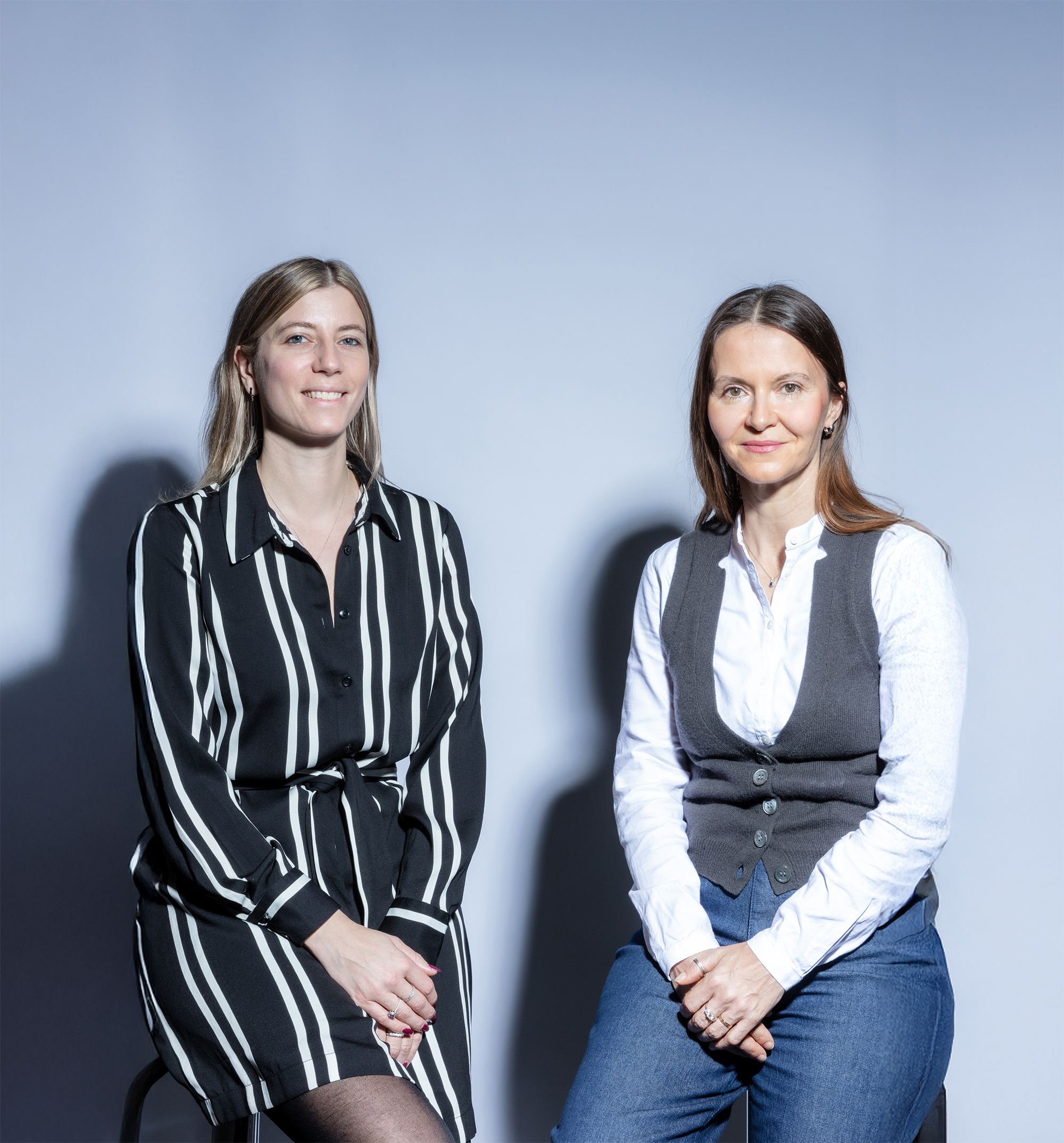 Portrait of Rachel Stewart and Maria Giovanna Vianello.