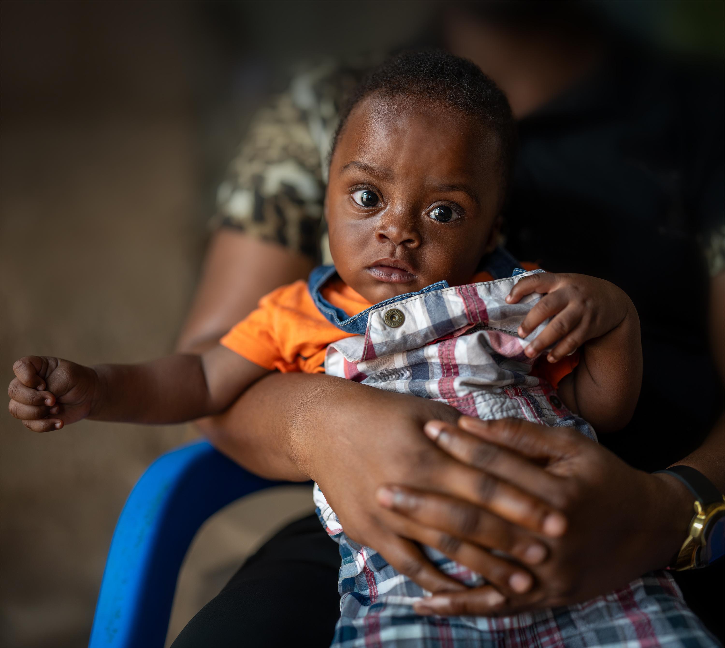 Eight-month-old boy named Wonder.