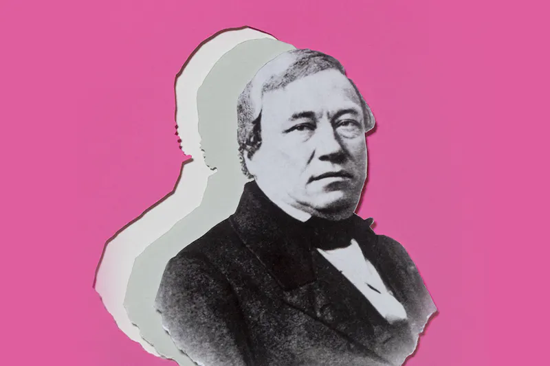Illustration of Alexander Clavel.