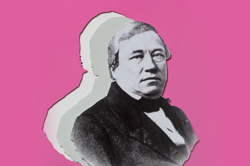 Illustration of Alexander Clavel.