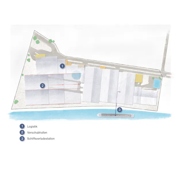 STEIH-Gelände nach dem Neustart der Sanierungsarbeiten.