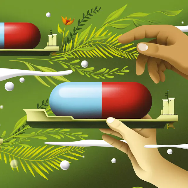 Von der Luftfracht zur SchiffsfrachtDer Warentransport in der Pharmabranche erfolgte lange Zeit vor allem per Luftfracht. Aufgrund des damit verbundenen erheblichen CO2-Ausstosses für diese Sparte gehen die Unternehmen heute vermehrt zur Schiffsfracht über. Eines der grössten Projekte, das Novartis in den vergangenen Jahren verfolgt hat, ist die Verschiffung von in Europa hergestellten Medikamenten über den belgischen Hafen in Antwerpen, von wo aus sie global verteilt werden.