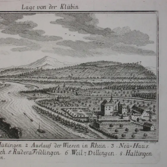 Emmanuel Buechel - Lage Kluebin von 1751.