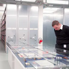 The company archive on the Novartis Campus in Basel.