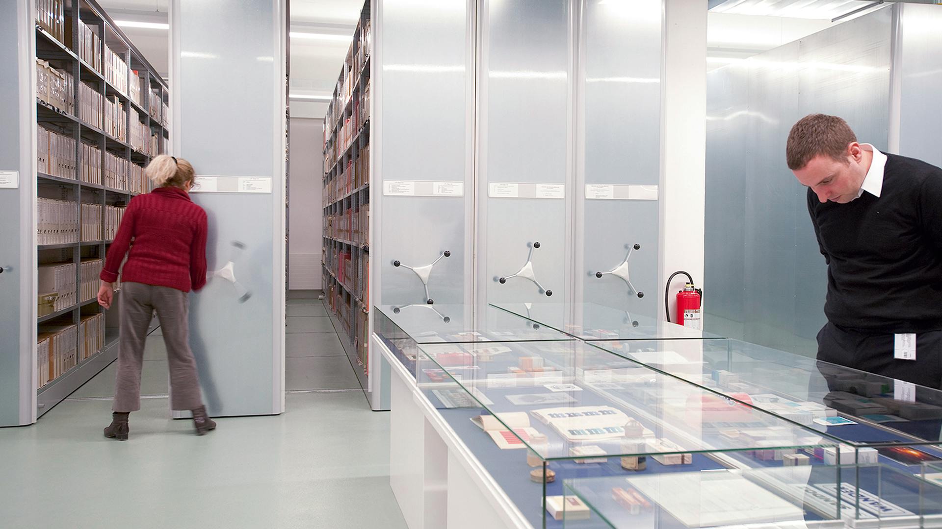 The company archive on the Novartis Campus in Basel.