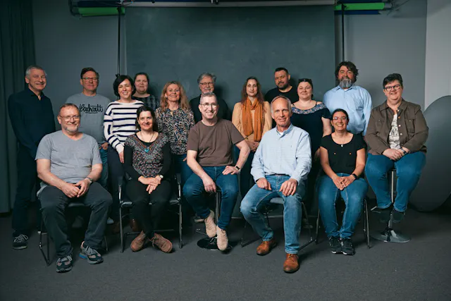 Analytical Research & Development Team Basel (from left to right): Martin Mueller-Zsigmondy, Armin Katzenstein, Dirk Maertin, Evgenia Rousaki, Evelyne Chavana, Mandy Broda, Dominique Ristorcelli, Christoph Dosenbach, Joerg Herren, Sandra Bastos, Andreas Kuemmell, Sasa Jovic (back), Laetitia Cregut, Christian Starck (back), Davina Sohier, Sandra Achermann.
